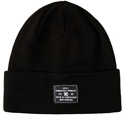 DC Shoes Label - Beanie for Men - Mütze - Männer - ONE Size - Schwarz