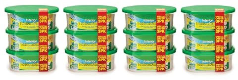 Set Of 12 250ml Interior Dehumidifiers Damp And Moisture Control Trap Absorber Crystals Ideal Around Your Home Caravan Boat And Wardrobes