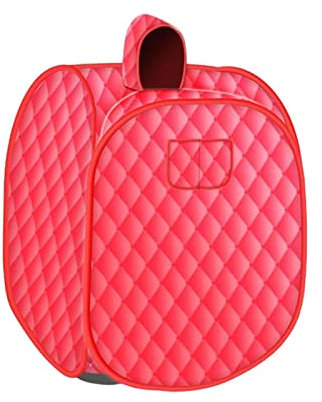 Generic Sauna à vapeur portable pleine grandeur, salle de, tente de sauna pliable, Rouge