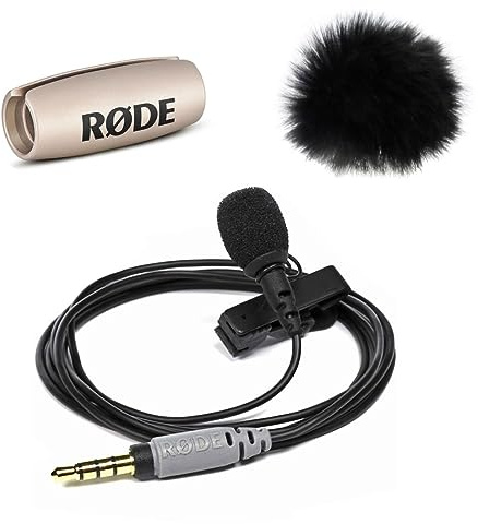 Rode Smartlav+ Ansteck-Mikrofon + MicDrop + keepdrum Fell-Windschutz