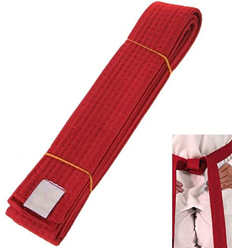 Ceinture de Taekwondo Ceinture de Sport d'arts Martiaux Professionnels Ceinture de Judo karaté épaisse Ceinture de classement d'entraînement pour Taekwondo 2.2 m