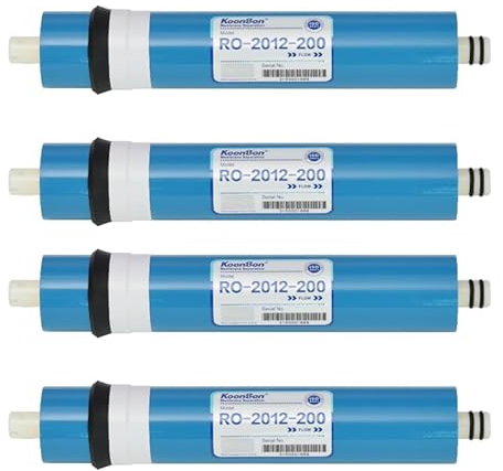 Membrana RO-2012-200 GPD ad alte prestazioni - serie residenziale - per impianti ad osmosi 4 PEZZI