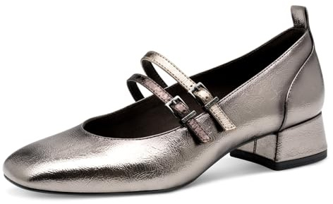 Tamaris Damen Pumps Vegan metallic 40