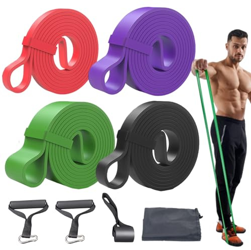 Hjälpband för dragning, halkfria träningsutrustning, träningsband, för styrketräning, uppvärmning daglig fitness gym resor utomhus