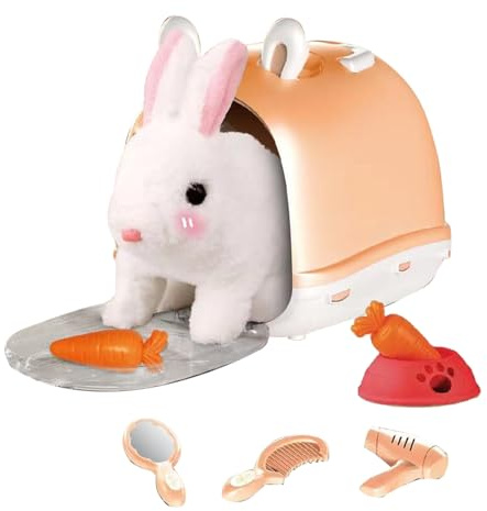 Generico Cane giocattolo da passeggio - Peluche realistico per bambini, interattivo, Animale domestico morbido bambini | Gioco portatile, attività scolastiche, divertimento educativo, int