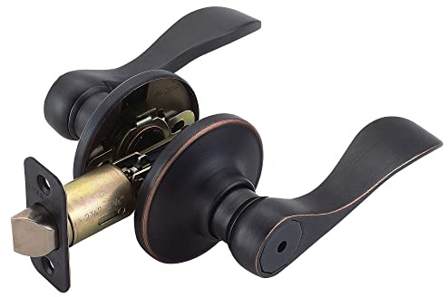 Design House 700534 Springdale Privacy Bed and Bath Door Lever Oil Rubbed Bronze
