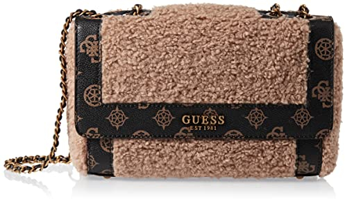 GUESS Always Convertable Crossbody Flap Mocha Multi
