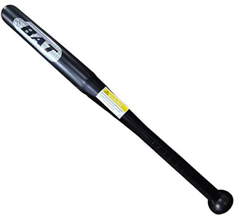 Heavy Duty Metal Baseball Rounder Softball Bat Black Pole Stick Stainless Steel