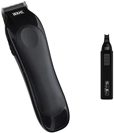 Wahl Mini Pro Cordless Trimmer, Men’s Beard Trimmer, Mini Hair Trimmers for Men, Stubble Trimming & GroomEase by Wahl Ear and Nose Trimmer