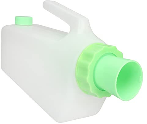 Urinoirs pour homme anti-déversement, 950 g/1 000 ml, bouteille d'urine de chevet réutilisable avec couvercle, bouteilles d'urine portables épaisses pour personnes âgées, alitées, handicapées