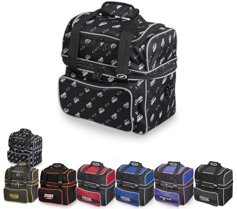EMAX | Storm - Bowling-Ball-Tasche - Flip Tote | Bowlingtasche - Single Tote | EIN-Ball-Tasche mit Schuhfach (Dye-Sub)
