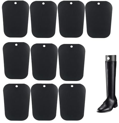 Naisfei Lot de 10 inserts en forme de bottes de 35,5 cm - Inserts de forme haute pour bottes - Soutien élevé pour homme et femme - Noir, Noir , 14in