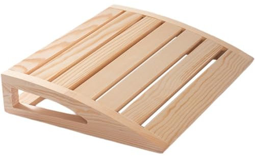 Dianzan Appuie-tête De Sauna en Bois, Coussin De Soutien De Nuque Ergonomique, Accessoires De Sauna pour Femmes Hommes