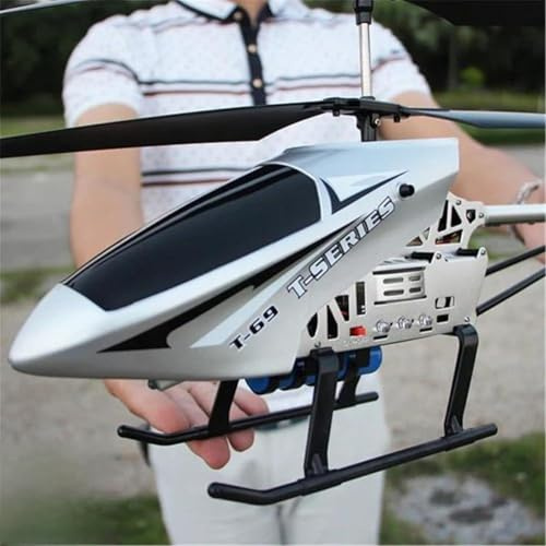 LKHLTBF E,Double Battery Package,hélicoptère télécommandé, Jouet Extra-résistant pour Enfants, modèle de Drone d'extérieur 3,5 canaux, 80 cm, Grand hélicoptère