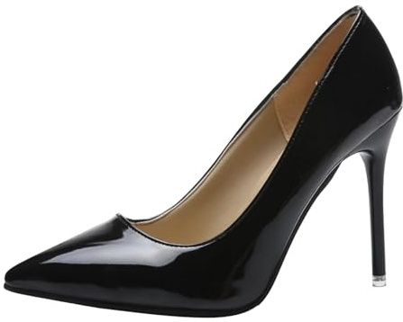 Escarpins à talons hauts pour femme - Chaussures de mariage - Élégantes et confortables - Chaussures de soirée à talons hauts - Chaussures pointues - Chaussures à enfiler