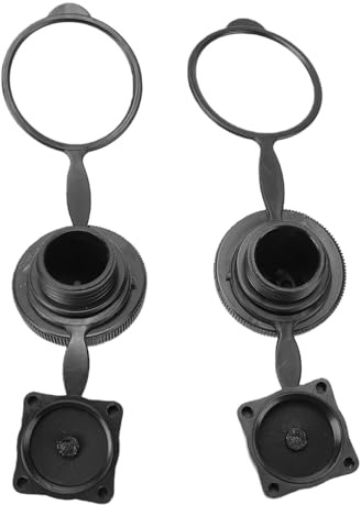 Socobeta Set di 2 Tappi per Valvola Filettati per Materasso Ad Aria Tenuta su Zattere di Canoe Gonfiabili PVC Resistente