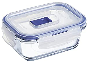 Luminarc Pure Box Active - Boîte de Conservation hermétique en verre, rectangulaire 0,38 L