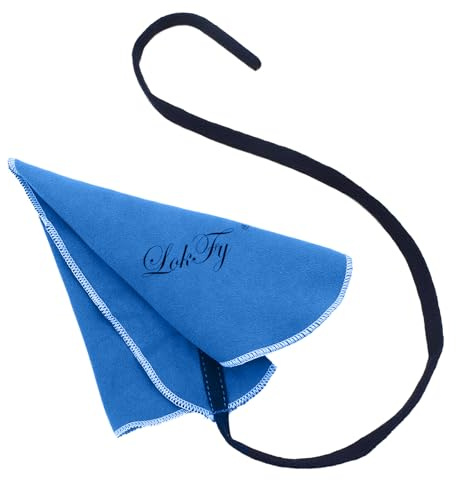 Cleaning Cloth for Inside Tube Suitable for Clarinet Piccolo Flute Sax Saxophone (Blue)