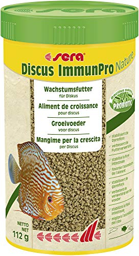 sera Discus ImmunPro Nature 250 ml (112 g) - Wachstumsfutter für Diskus mit Probiotikum, Diskus Futter