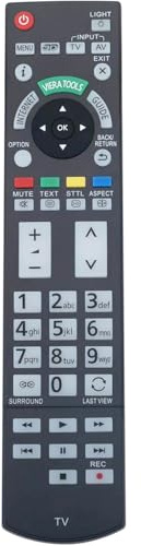 N2QAYB000715 Fjärrkontroll Kompatibel med Panasonic Viera TV TX-L42ET50E