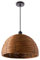 Paco Home Pendelleuchte Esstischlampe Esszimmer Pendellampe Korb Optik 1,5m Textilkabel E27 Rustikal Boho Hängelampe, Farbe:Braun (Ø36 cm), Leuchtenart/Farbe:Pendelleuchte - Schwarz