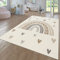 TT Home Teppich Kinderzimmer Kinderzimmerteppich Junge Mädchen Kinderteppich Modern Soft, Farbe: Beige, Größe:120x160 cm