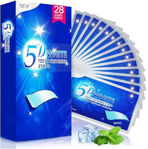 Blanchiment Dentaire, 28 Bande Blanchiment Dentaire 14 Ensembles Blanchisseur de Dents pour le Blanchiment des Dents Kit de Blanchiment des Dents-Blanchiment Dentaire Blanchiment Des Dents