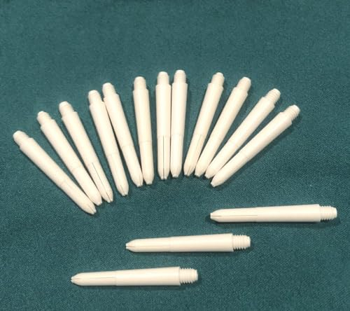 60 Stück (20 Satz) Nylon Dartschäfte Farbe Weiss Darts Schäfte Shafts