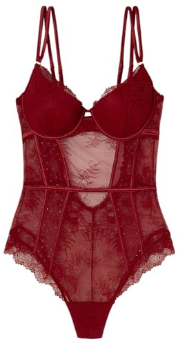 Women'secret Body La Granne Blond BH, röd, 90B för kvinnor, Röd röd, one size
