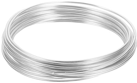 Angoily Elegante Kit Di Strumenti Per Modellare I Bonsai in Filo Di Alluminio Da 2 Mm X 5 M Per Fissare E Modellare I Bonsai Argento