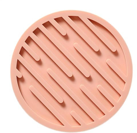 Sottobicchiere in silicone – Sottobicchiere da 10 cm | Sottobicchiere in vetro isolante termico | Sottobicchiere spesso protezione da tavolo per bevande calde e fredde, caffè, tè, tazze d'acqua