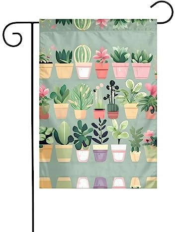 WZYWHJ Drapeau de jardin décoratif avec bonsaï - 30,5 x 45,7 cm - Pour un environnement extérieur tendance