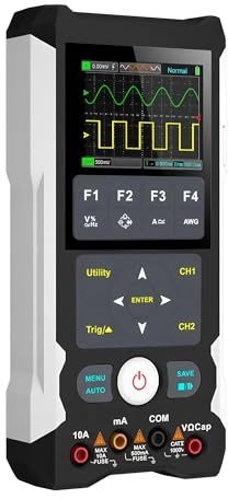 ET829 2 Canali 80MHz Oscilloscopio a Memoria Digitale Multimetro Generatore di Segnale 3 in 1 Elettronica Riparazione Alimentazione Automobilistica (ET829)