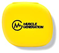 Boîte à pilules | Musclegeneration | Organisateur | Boîte à comprimés | 5 compartiments | Voyage | Vacances | Gymnase | Extérieur