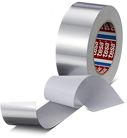 tesa 60632 - Cinta adhesiva de aluminio, 50 mm x 50 m