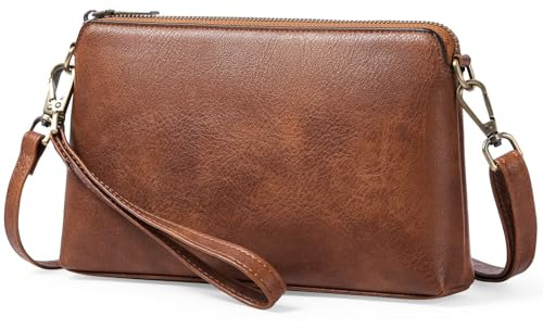 GAEKEAO Bolso Bandolera Mujer, Cartera para Mujer, Bolso Movil Mujer, Cuero PU Bolso de Hombro Pequeña de Mujer,Bandolera Desmontable Ajustable Cadena Cruzado Cuero PU Bolsos Mano