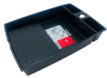 Nespoli Bandeja Grande de Pintor, hasta Rodillos de 25 cm, Capacidad 1,5 litros, Multifuncion, Ideal para Soporte, Rodillo, Brocha, Pinceles, y Rodillo con Alargo