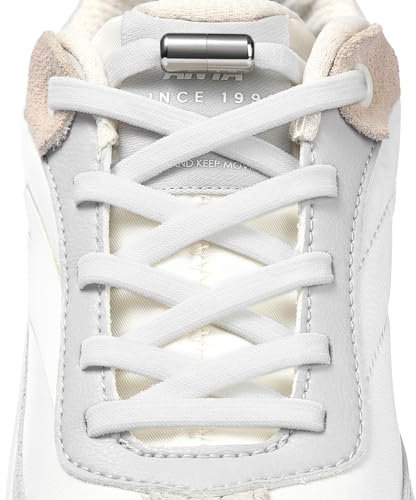 Handshop 2 Paires Lacets Elastique pour Enfants et Adultes, Lacets Sans Noeuds pour Baskets, Chaussures de Course, Chaussures de Sport Blanc 125cm