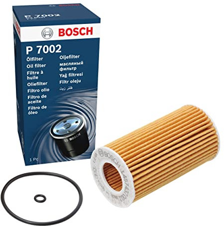 Bosch P7002 Filtro de Aceite para Coche - Separa Hollín y Partículas Metálicas del Aceite del Motor, con una Fiable Lubricación del Motor