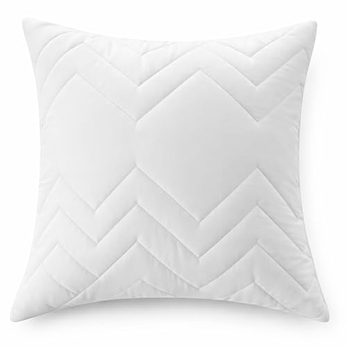 Sei Design Oreiller Classic Dream“, Microfibre 50 x 50 cm, Blanc, matelassé