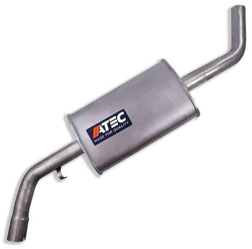 ATEC Germany 1x Silenziatore centrale Compatibile con VW TRANSPORTER T4, TRANSPORTER T4 Flatbed (70E, 70L, 70M, 7DE, 7DL)