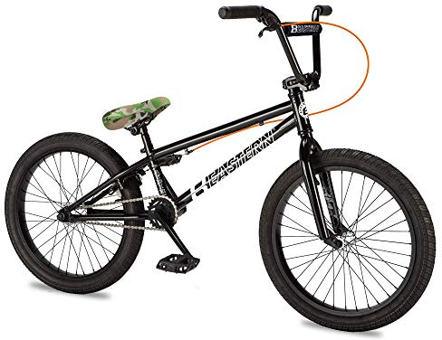 Eastern Bikes Paydirt 20-Zoll BMX-Fahrrad, Rahmen aus hochfestem Stahl (Schwarz & Tarnmuster)
