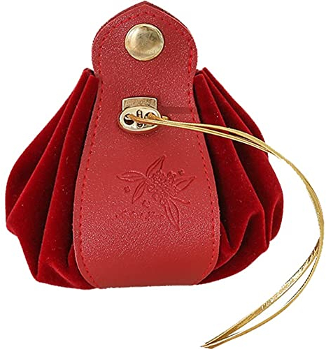 Lipfer Leder -kordelzugbeutel, Handgefertigter Würfelbeutel, Münze Geldbörse, Celtic Designs Slingsshot Beutel Für Rollenspiele Und Andere Verwendung