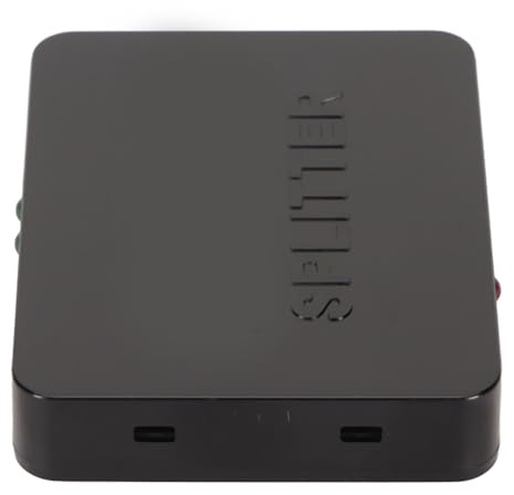 Répartiteur HDMI, Répartiteur HDMI 1 Entrée 2 Sorties pour Deux Moniteurs, Répartiteur 4K Ultra HD pour iOS TV, pour Le TV, pour pour X360, pour PS 3 4 5, pour PC, etc.