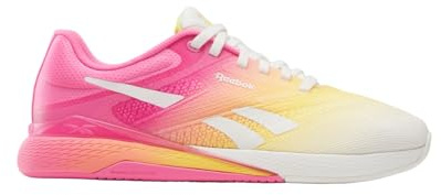 Reebok Zapatillas deportivas para mujer Nano X5 Legacy, Chalk Atomic Pink Golden Haze, 35.5 EU