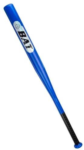 Tradineur Batte de Baseball en Aluminium Poignée Antidérapante Entraînement Pratique Sport Plein Air Adolescents Adultes (Bleu-69.5cm)