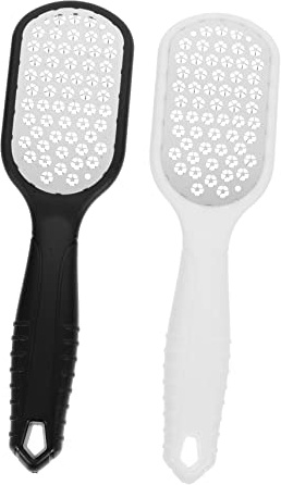 PLAFOPE 2 Pz Tavola Per Lo Sfregamento Dei Piedi Smalto Per Unghie File Di Rifilatura Per La Cura Dei Piedi Lima Per Piedi Per Pedicure Kit Pediluvio Raspa Del Tallone Grattugia a Mano Abs