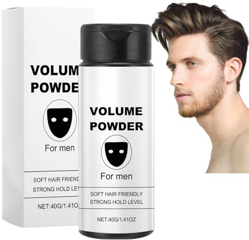 Volume Powder for Men,Texture Powder,Hair Styling Powder,Instantly Adds Texture & Volume,Volumising Styling Powder,Ha-ir Po-wder,Leave-In Texture Po-wder,Hai-r Powd-er Men Styling,Mens Hai-r Powd-er