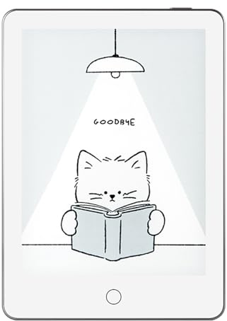 Plyisty Lettore Di Ebook, Display E-Ink Da 6 Pollici, 1072×1448, 300 DPI, Memoria 4 GB + 64 GB, Android 11, Peso Leggero 198 G, Luce Frontale, A Lunga Durata 2500 Mah Per La Lettura (WHITE)