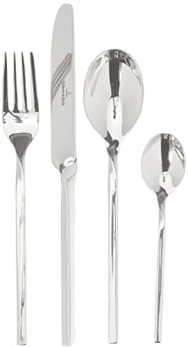 Villeroy & Boch NewWave Cutlery for up to 6 People, 24 Pieces, Stainless Steel